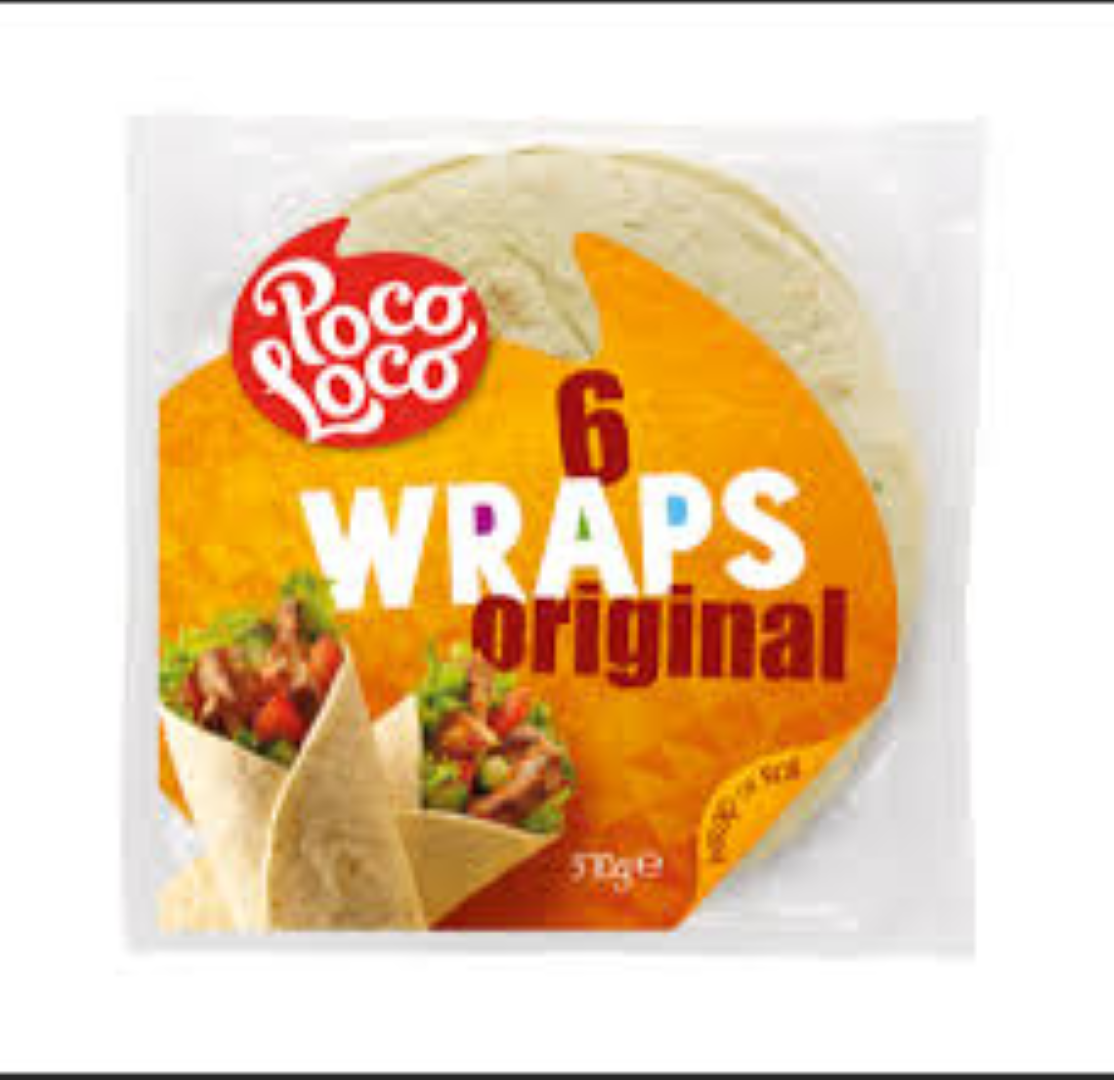 POCOLOCO FLOUR WRAPS 14X6PCS